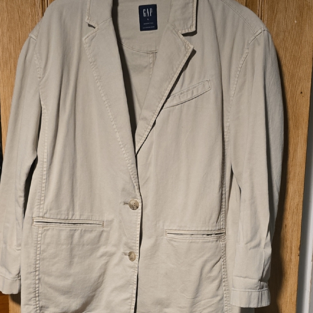 GAP Women's Light Tan Casual Blazer